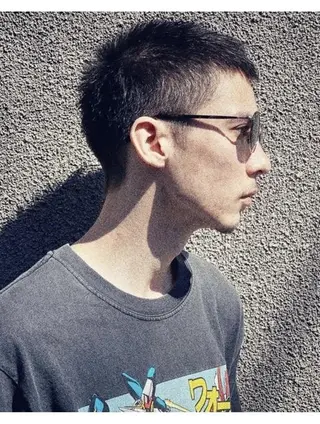 メンズ RIN／韓国ヘア レイヤーカットのヘアスタイル