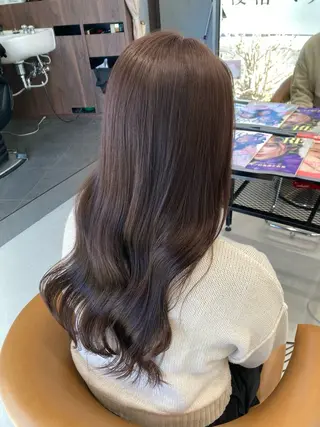 ロング ⭐️吉田萌⭐️ 髪質改善カラー⭐️のヘアスタイル