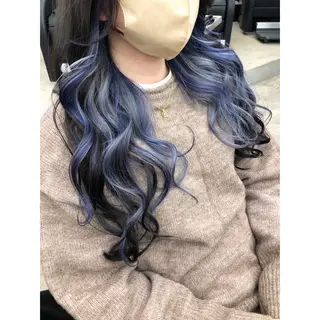 ロング カラー 推しカラー✨ オタク美容師ユウカのヘアスタイル