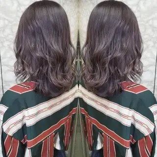 ミディアム カラー パーマ ヘアアレンジ ネイル メンズ キッズ マツエク・マツパ 🌸グレージュ/ ベージュ🌸yutaのヘアスタイル