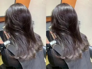 カラー 🖤hana/顔周り /韓国風ヘア🖤のヘアスタイル