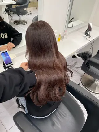 ロング カラー ヘアアレンジ 💗横浜美容室 💗HARUNAのヘアスタイル