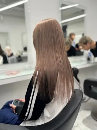 ロング カラー 💖ミルクティー💖 あかり💖のヘアスタイル