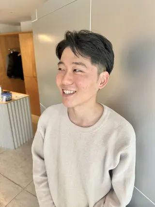 ミディアム メンズ メンズパーマ達人/ フェード/イツキのヘアスタイル