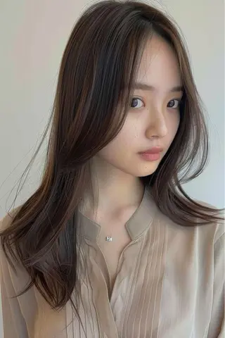 セミロング 新宿/韓国メンズ RIKUパーマのヘアスタイル