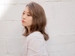 セミロング カラー ツヤ美髪💐 髪質改善/高山愛来のヘアスタイル