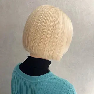 ショート カラー GO TODAY シェアサロン 原宿Verno店所属・髪質改善/ブリーチ/ ボブ特化/よしきのヘアスタイル