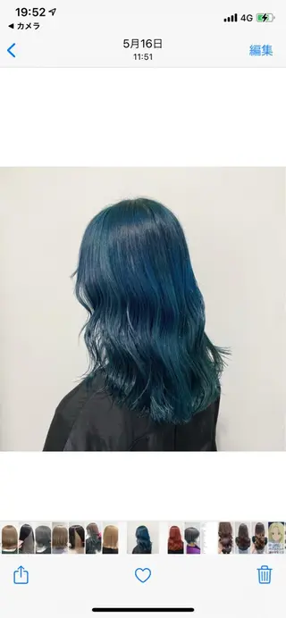 ロング カラー 川崎1メンズパーマ師 🌀岩﨑弘成🌀のヘアスタイル