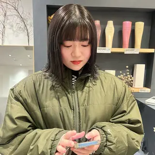 ミディアム AI TOKYO　S所属・mizuki 【韓国レイヤー】のヘアスタイル