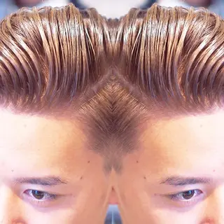 ショート カラー メンズ 及川シゲル 髪質改善講師のヘアスタイル