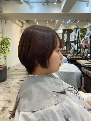 ショート カラー ダメージレス美容師 🌱水島侑理のヘアスタイル