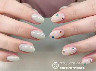 ネイル 神田 ココナッツのネイルデザイン