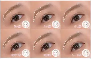 アイブロウ S. Okuboのヘアスタイル