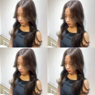 セミロング カラー レイヤー×髪質改善 マネージャー安藤光司のヘアスタイル