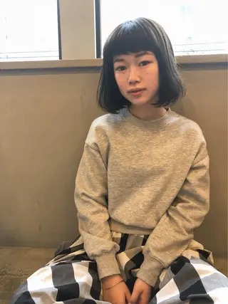 ミディアム カラー 💘透明感カラー💘 沖本 将宏のヘアスタイル