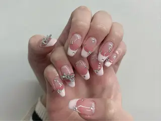 ネイル rina ニュアンス♡ワンホンのネイルデザイン