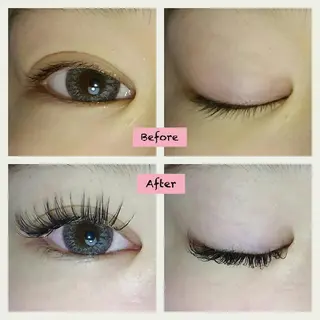 マツエク・マツパ Rouge ・ K  　のマツエク・マツパデザイン