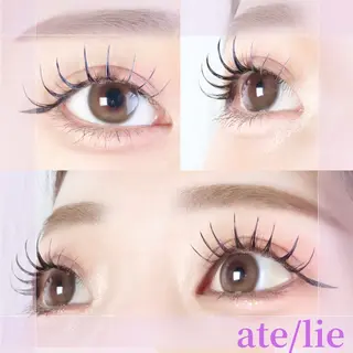 マツエク・マツパ ate/lie アテリアのマツエク・マツパデザイン