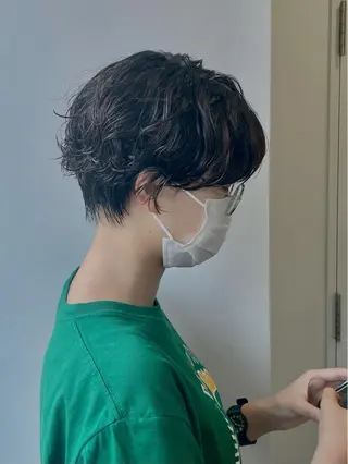 ショート パーマ モデルさん募集中IT byALBUM八王子のヘアスタイル