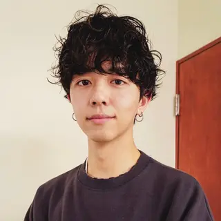 ショート パーマ メンズ メンズハイトーン/栄 /イトウタケルのヘアスタイル