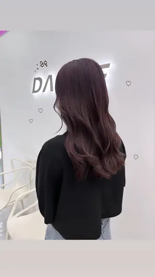 セミロング カラー ヘアアレンジ 愛されカラー🩷 はるなのヘアスタイル