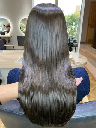 ミディアム 中村一樹/髪質改善/ 艶髪/艶カラー/美髪のヘアスタイル