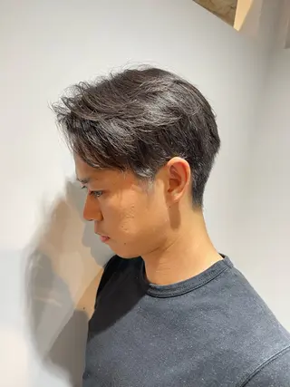 ショート メンズ AID_都立大学所属・林 亮太/ メンズ/メンズパーマのヘアスタイル