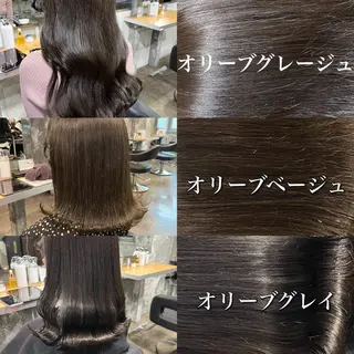 セミロング I S所属・🌿透明感カラー‪ 縮毛矯正✨かずきのヘアスタイル