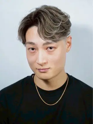 ミディアム メンズ 沖田 瑠音のヘアスタイル