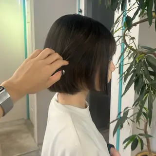 カラー 似合わせボブ/ 透明感カラー🪽のヘアスタイル