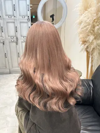 ロング カラー ANKH CROSS 🦋mako🦋のヘアスタイル