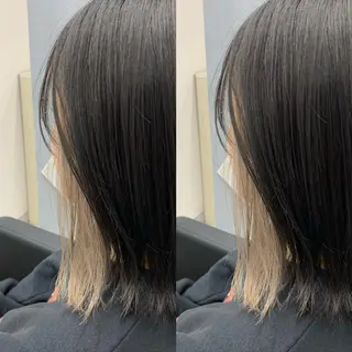 ミディアム ブリーチ無しカラー✨ 美鈴のヘアスタイル