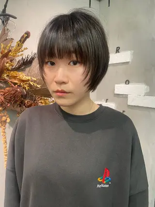 ショート 長野 温佳のヘアスタイル