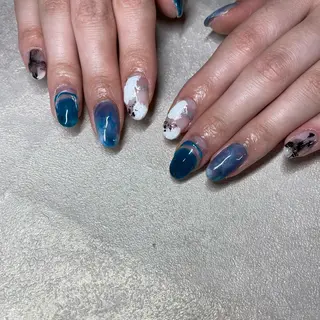 ネイル Amber21.所属・Nagahama Akariのネイルデザイン