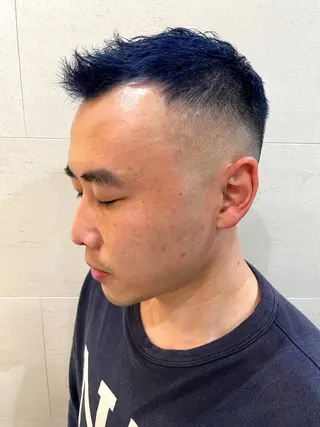 ショート メンズ Graceful BarBer platinum所属・無料メンズカット💈 遠山泰輝のヘアスタイル