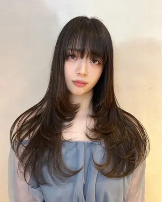 ロング カラー ブリーチ矯正/ ブリーチ特化mikaのヘアスタイル