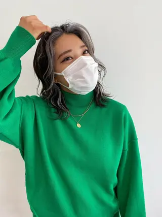 ミディアム カラー インナーカラー/レイ ヤーカット♡/マキシのヘアスタイル