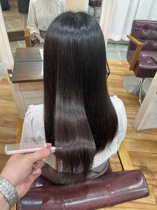 ロング SOYON西大寺店所属・ダブルカラー/ 髪質改善💎安藤のヘアスタイル