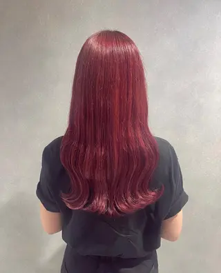 ロング カラー 唐澤 千尋のヘアスタイル