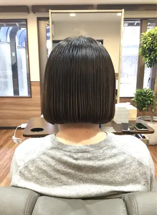 ミディアム カラー Annon プライベートサロンのヘアスタイル