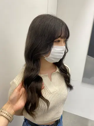 カラー ひかり／ベージュ ／似合わせカットのヘアスタイル