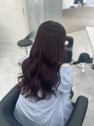 ロング カラー ヘアアレンジ 艶髪ハイトーン🫧 Kurehaのヘアスタイル