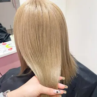 カラー 🎀ミルクティー/暖 色×レイヤー/マリアのヘアスタイル