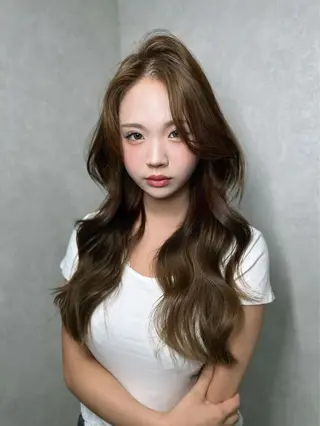 ロング カラー ワンホンヘア ケラチン/Kaitoのヘアスタイル