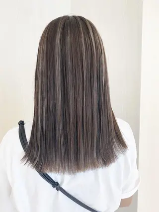 カラー ﾃﾞｻﾞｲﾝｶﾗｰ 🤍ｼﾉﾌﾞ🤍のヘアスタイル