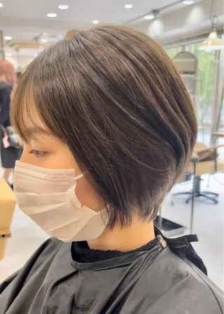 ショート メンズバレイヤージュ 斉藤春のヘアスタイル