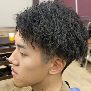 ショート パーマ メンズ 🏝川津瑛二🧖♀ 極上パーマ&カラー⭕のエステ・リラクイメージ