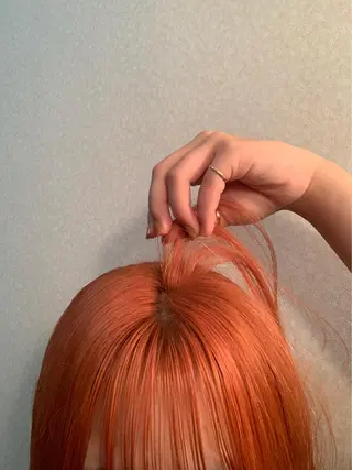 ミディアム カラー 岩戸 新のヘアスタイル