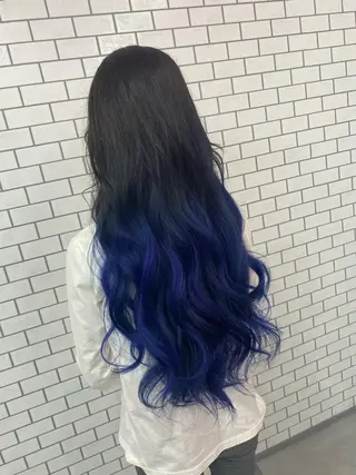 ロング カラー UNDER vr 【アンダーバー】のヘアスタイル