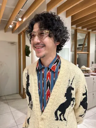 パーマ メンズ 矢場町/酸性ストレー ト/髪質改善/リオのヘアスタイル